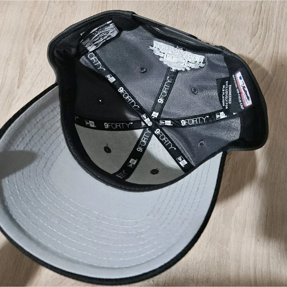 New Era 9forty Hat Cap Tampa Bay 2021 Champs On Field Mlb O/S Gray Snapback